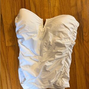 Tommy Bahama Bandeau swim top white